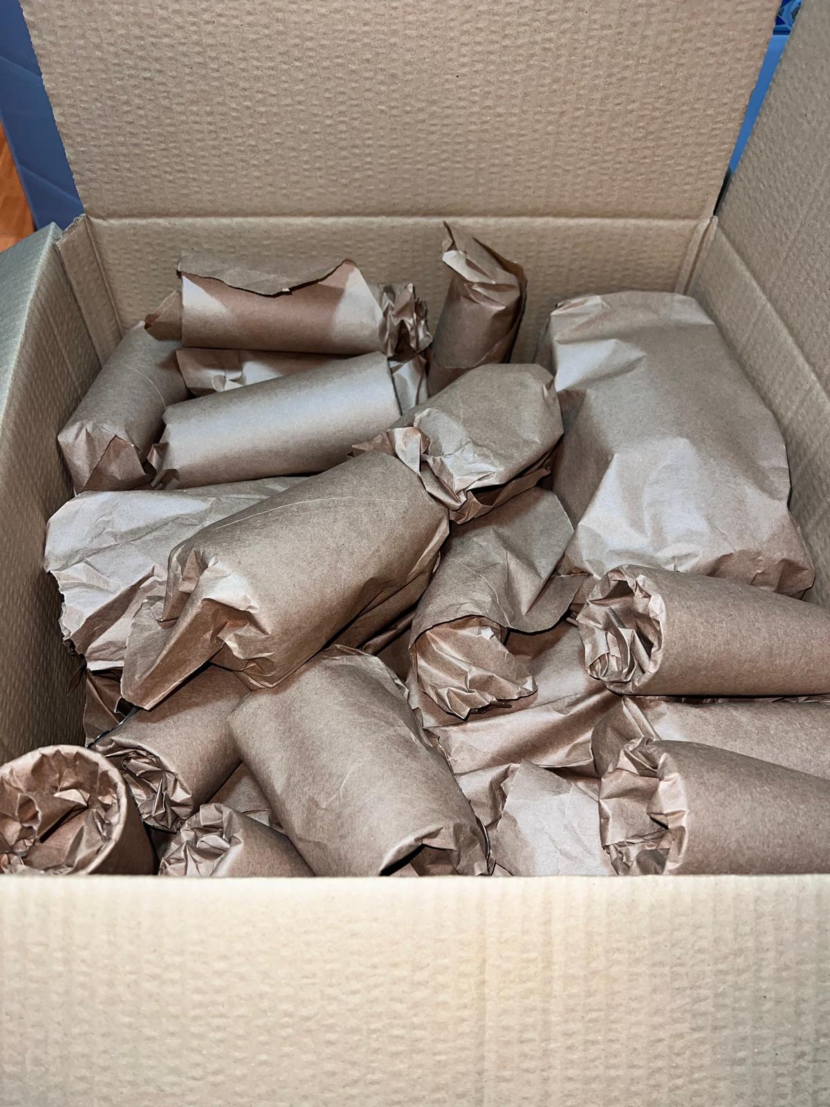 Embalaje de objetos delicados